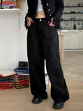 Nade Bijou Point Cotton Long Wide Pants