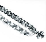 [LAN ARCHIVE] 003 Cross Mix Chain Bracelet