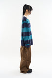 Odisha rugby collar wool knit sweatshirt