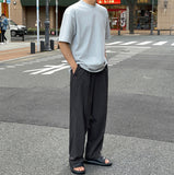 Summer Nylon Wide Pants