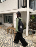 [unisex] Hakkui round over knit sweatshirt