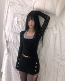 Hapyu Napoleon Skirt Pants