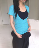 Minko Deep V-Neck Short Sleeve T-Shirt