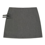 DOUBLE BELTED SKIRT