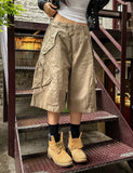 Tii Beads Lipstop Bermuda Cargo Pants
