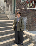 [unisex] Kuniki Hood Over Short Field Jacket