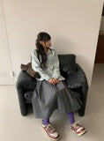 Runpony Pocket Washing Denim Shirt