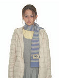 Stripe Knit Muffler