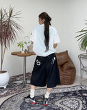 Hardien Flower Bermuda Slacks