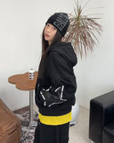 Rubid Crack Star Hood Zip-Up