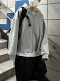 Bolang cropped hooded zip-up