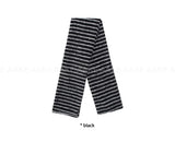 ANGORA STRIPE SLIM MUFFLER