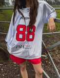 88 Sporty Metal Jersey Short Sleeve T-shirt