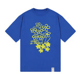 Flower Bouquet Drawing Short Sleeve Tee