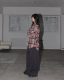 Stu Strawberry Chocolate Latte Pink Check Shirt