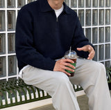 Jed Cash Hachi Half Zip-up Knit