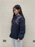 Hinyu Check Reversible Padded Jacket