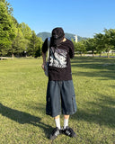 Cyven Cargo Bermuda Denim Pants