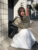 Cram Flap Pocket Cotton Bomber Jacket