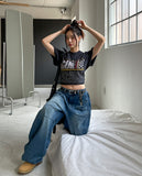 Sporty scene printing over short sleeve
