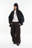Endric 2-way zip-up denim jacket