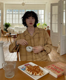 Wider check classic shirt