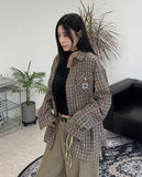 Nade Label Checkered Shirt