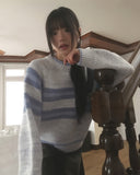 Haseul Bokashi Stripe Avant Knit