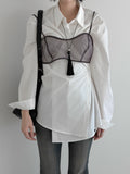 Aren Organza See-through Bustier