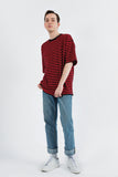Heavy Overfit Border Short Sleeve T-shirt