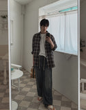 Cornell Banding Balloon Denim Pants
