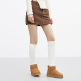 Lana Brushed A-line Skirt