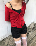 Huben Ribbed Long Sleeve Cardigan