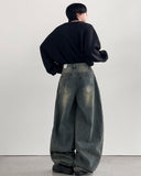 Dribble Vintage Balloon Denim Pants