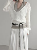 Flobe Deep V-Neck Net Knit