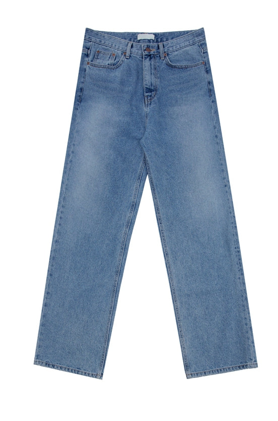 【MODERNIF】Beacon Wide Denim Pants modernif (モダンイフ) - ビーコンワイドジーンズ / Beacon Wide