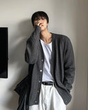 Cable Cardigan V Ver
