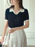Mizel Pintuck Long Pleated Skirt