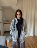 Rippy Star Printing Over Hood Zip-up