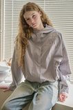 Crop Hood Windbreaker
