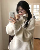 Tessie Stitch High Neck Two-Way Knit