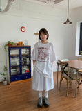 [unisex] Magelli Printed Over Short Sleeve Tee