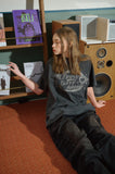 Cheese Bunny Raglan Pigment Short Sleeve Tee