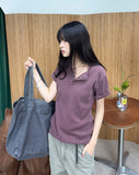 Tail Washed Big Shoulder Bag