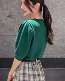 [Scarf set] Bersi Basic Half Knit
