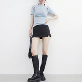 Riffen reverse slit T-shirt