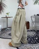 Doniel Balloon Pintuck Pants