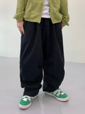 Bitter Color Sheme Stitching Balloon Pants