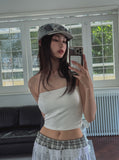[U-BASIC] Side Shirring Tube Top (+With Cup)