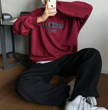 Mali Dark Red Lettering Sweatshirt